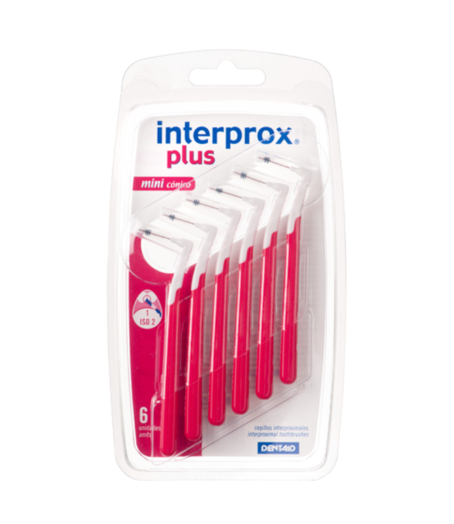 Interprox Plus Mini Conical 2-4mm rood - 6 ragers