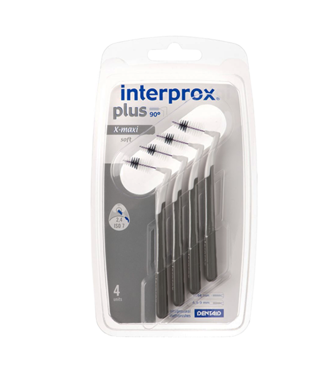 Interprox Plus X Maxi 4.5-9mm grijs – 4 ragers