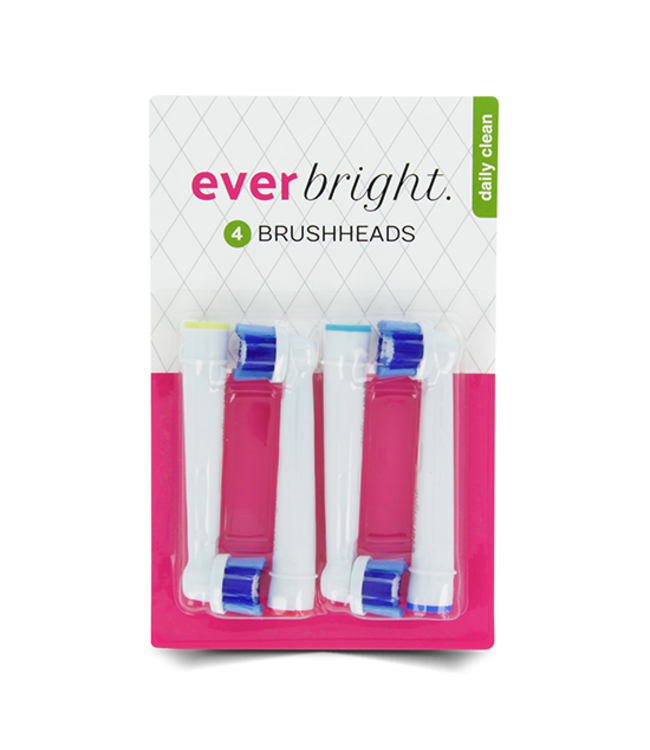 Everbright DailyClean opzetborstels - 4 stuks