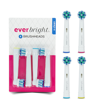 Everbright Everbright X-Clean opzetborstels - 4 stuks