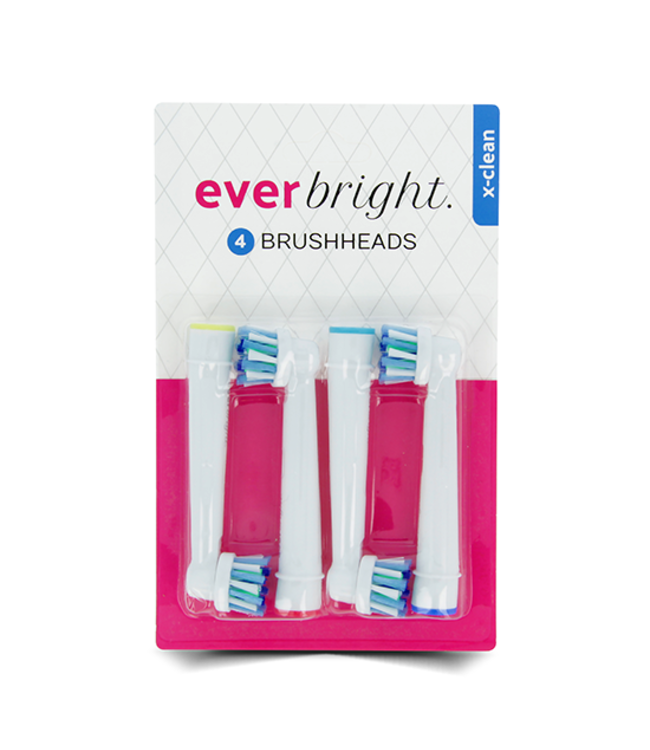 Everbright X-Clean opzetborstels - 4 stuks