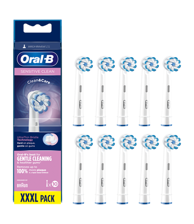 skelet Absoluut Lee Oral-B Sensitive Clean opzetborstels 10 stuks | AANBIEDING € 25,75 -  TandenborstelOutlet™