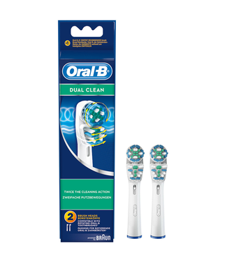 Oral-B Oral-B Dual Clean opzetborstels - 2 stuks