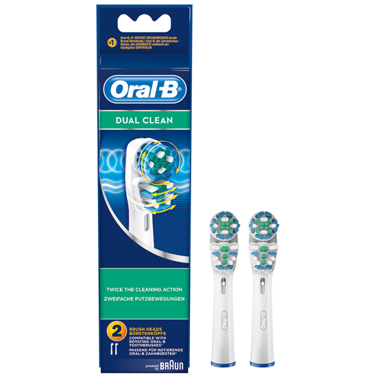 Bijwerken pijp paar Oral-B opzetborstels Dual Clean aanbieding | 2 stuks NU € 11,75 -  TandenborstelOutlet™
