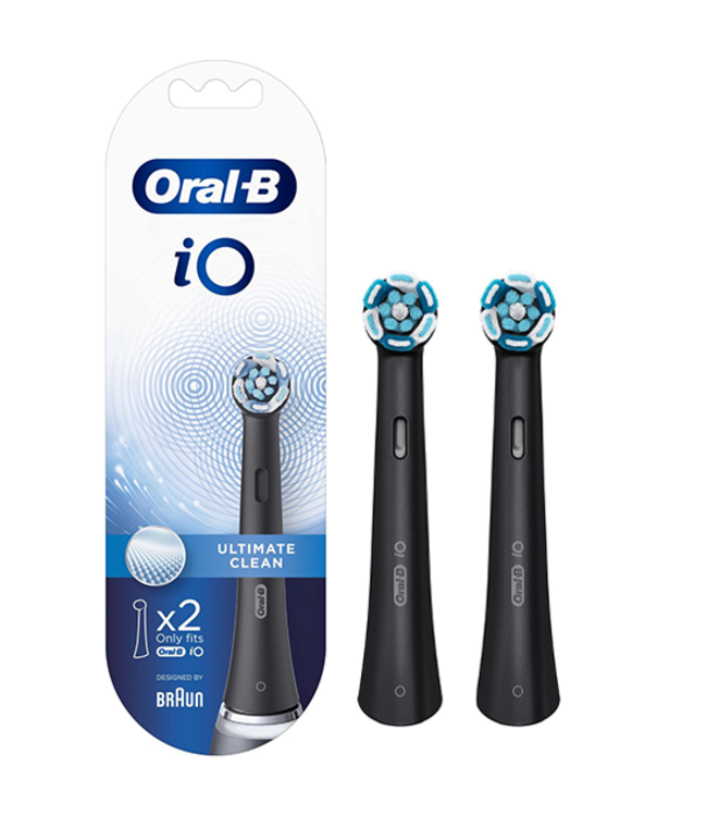 Oral-B iO Ultimate Clean Black Opzetborstels - 2 stuks