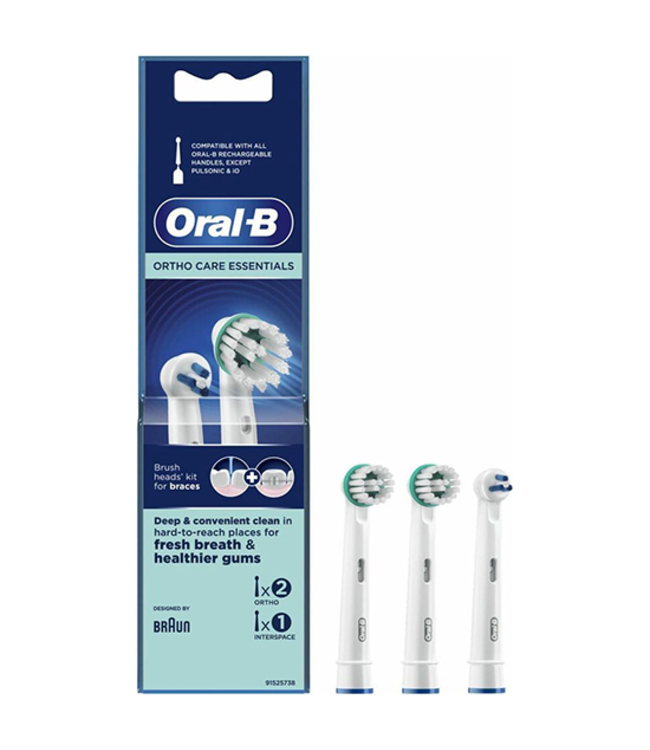 lava Thespian Afvoer Oral-B OrthoCare Essentials opzetborstels | 3 stuks | NU € 8,75 -  TandenborstelOutlet™