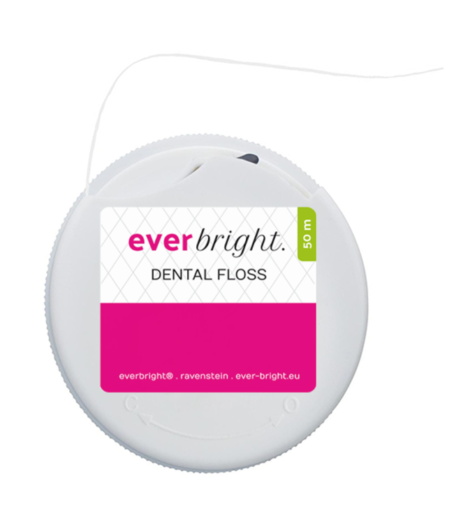 Everbright Mint Waxed Dental Floss  - 50m