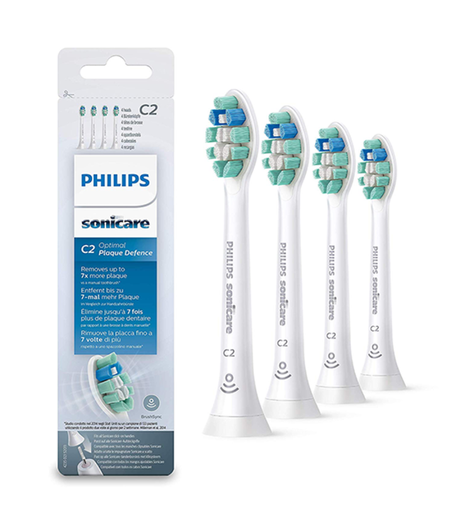 Betuttelen vertaling Jaar Philips Sonicare C2 Optimal Plaque Defence - 4 stuks | Outlet € 21,85 -  TandenborstelOutlet™