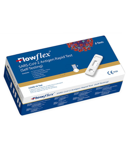 5x FlowFlex Covid-19 Corona Zelftest - Antigen Rapid Test