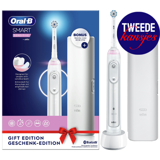 vaccinatie Instrument koken Oral-B Smart Sensitive White | met EXTRA KORTING | Outlet Deal € 61 -  TandenborstelOutlet™