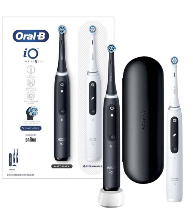 Oral-B iO Series 5 Black + Extra Body White