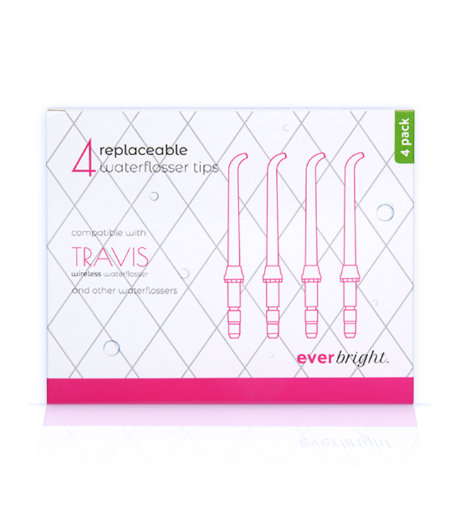 Everbright Waterflosser Tips - 4 stuks