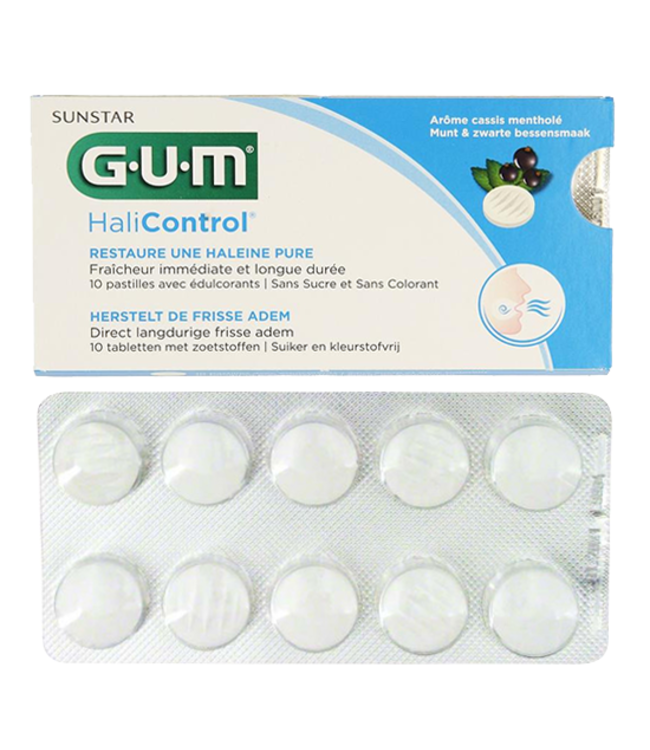 GUM GUM HaliControl Tabletten - 10 stuks