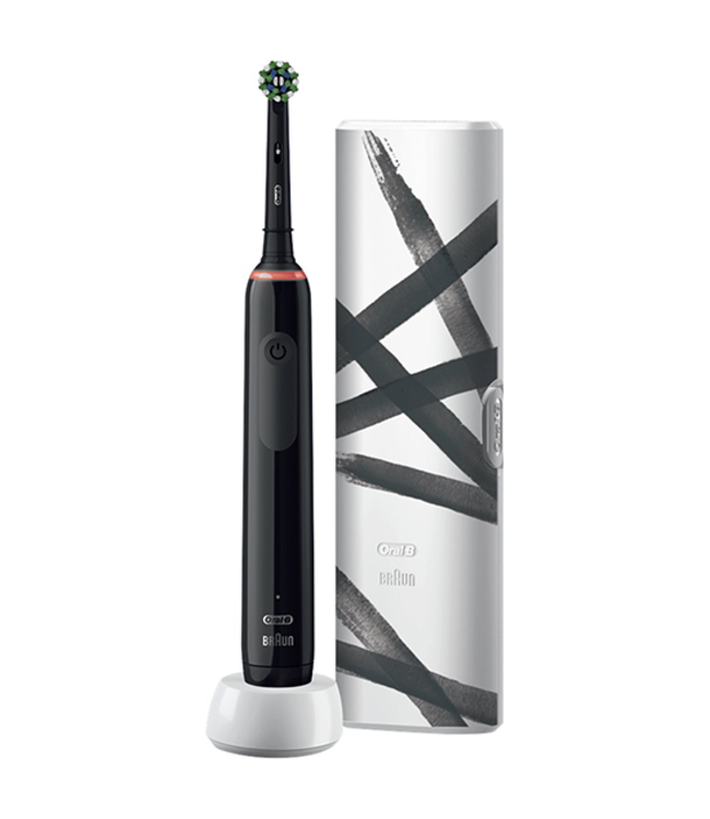 Oral-B PRO 3 3500 Black Stripe Design Edition + Reisetui