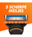 Gillette Fusion 5 Scheermesjes Voordeelverpakking - 20 stuks