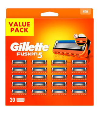 Gillette  Gillette Fusion 5 Scheermesjes Voordeelverpakking - 20 stuks