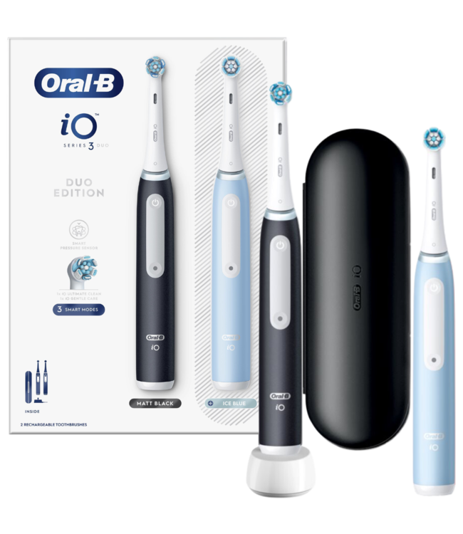 Oral-B iO Series 3 Black + Extra Body Blue