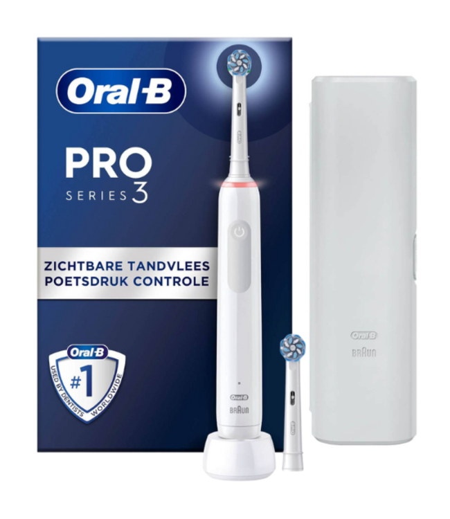 Oral-B PRO 3 3500 White Sensitive Clean + Reisetui