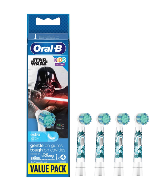 Oral B Kids Star Wars opzetborstels 4 stuks NU 14 85