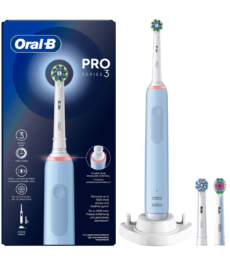 Oral-B Oral-B PRO 3 3770 Blue Cross Action