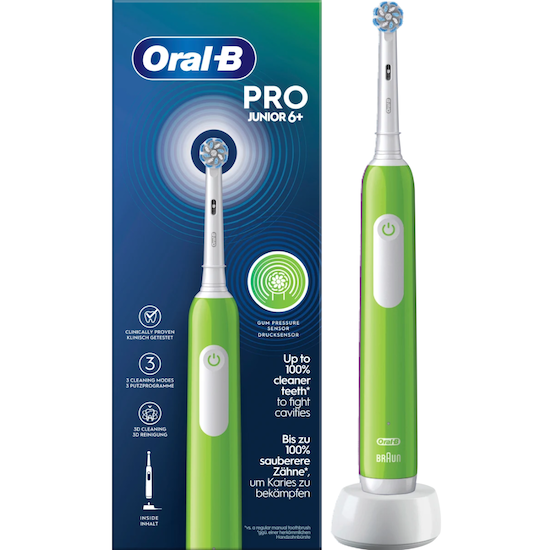 Oral-B PRO Junior 6+ Groen Elektrische Tandenborstel
