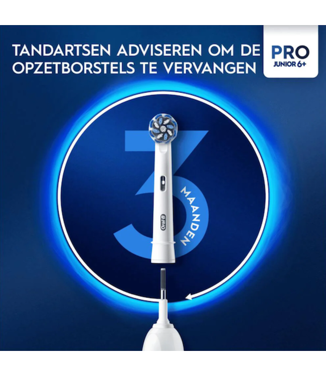Oral-B PRO Junior 6+ Paars Elektrische Tandenborstel