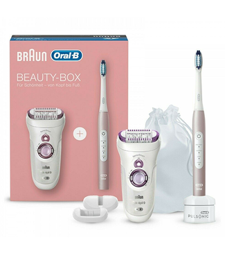 Braun Braun Oral-B Beauty-Box Silk-épil 9 + Pulsonic Slim Luxe 4000