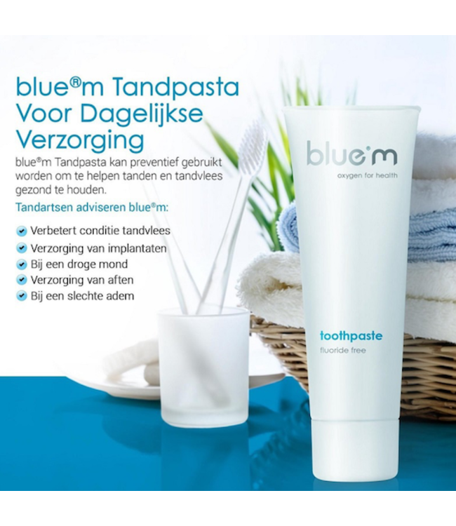 BlueM Tandpasta 75 ml - Zonder Fluoride