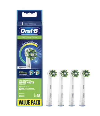 Oral-B Oral-B Cross Action 4 stuks - CleanMaximiser opzetborstels