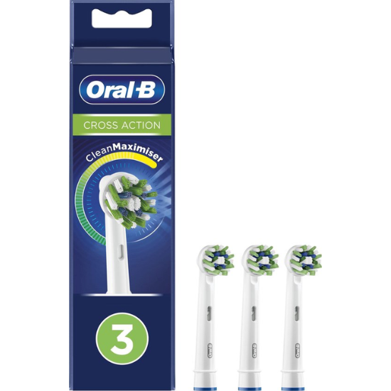 Oral-B CrossAction Opzetborstel Met CleanMaximiser-technologie Verpakking Van 3 Stuks
