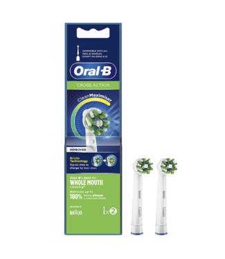 Oral-B Oral-B Cross Action 2 stuks - CleanMaximiser opzetborstels
