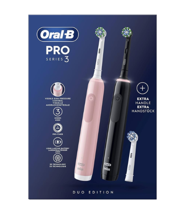 Oral-B PRO 3 3900N Pink + Extra Body Black