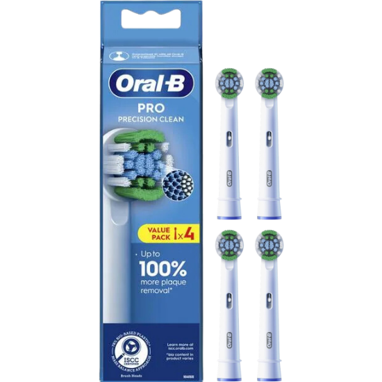 Oral-B Pro - Precision Clean - Opzetborstels met CleanMaximiser Technologie - 4 Stuks -