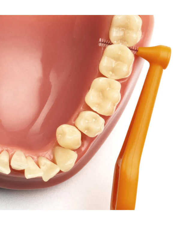 TePe Interdentale Ragers Angle 0.45 mm oranje - 6 stuks