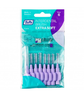 TePe TePe Interdentale Ragers Extra Soft 1.1 mm lila - 8 stuks