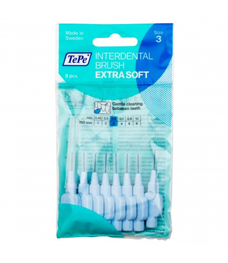 TePe TePe Interdentale Ragers Extra Soft 0.6 mm blauw - 8 stuks