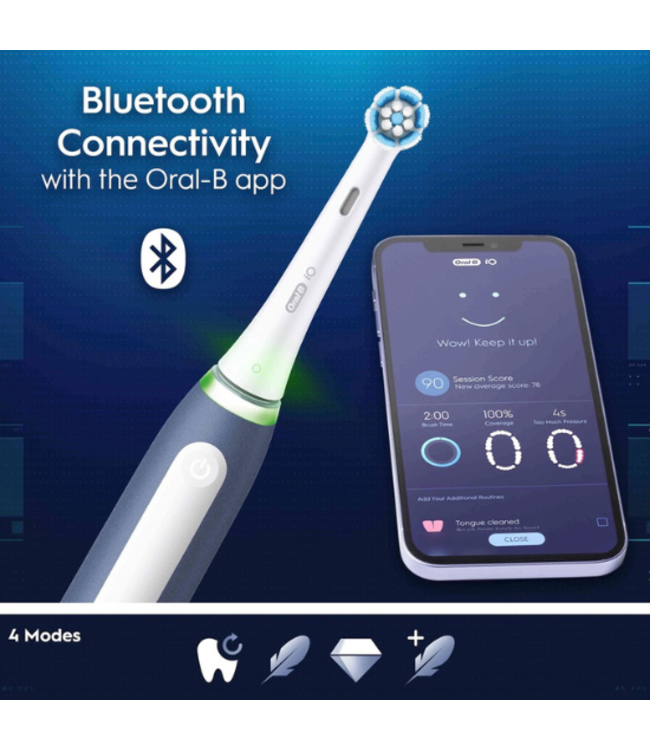 Oral-B iO Series 4 My Way Blue - speciaal voor tieners