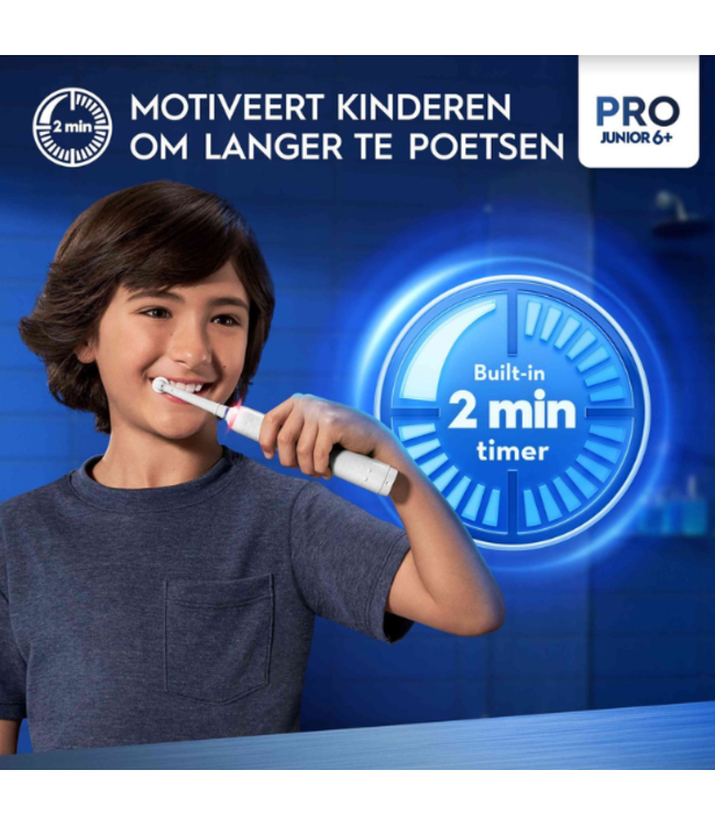 Oral-B PRO Junior 6+ Frozen Elektrische Tandenborstel