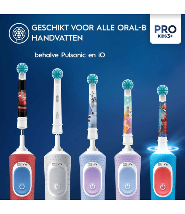 Oral-B PRO Kids 3+ Spider-Man opzetborstels - 4 stuks