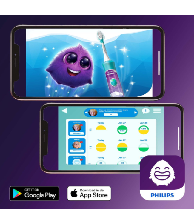 Philips Sonicare For Kids Bluetooth HX6352/42 - Roze
