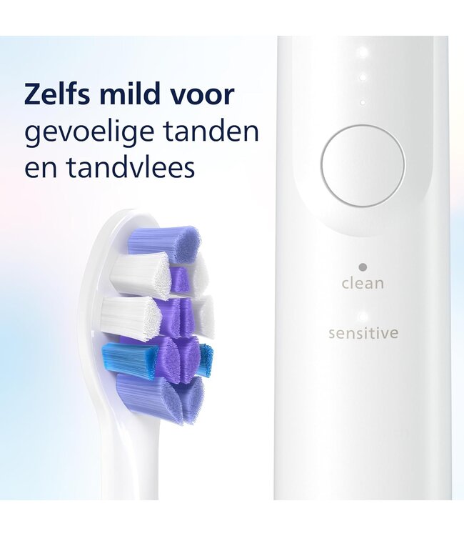 Philips Sonicare 6100 White - inclusief 3 opzetborstels