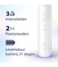 Philips Sonicare 7100 White inclusief 3 opzetborstels + reisetui
