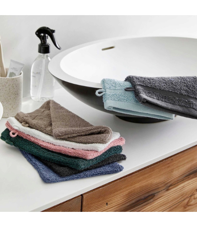 Byrklund Washandjes 16x21 cm Wit - 4 stuks