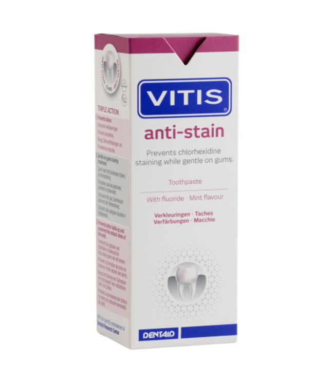 Vitis Anti-Stain Tandpasta - 50 ml