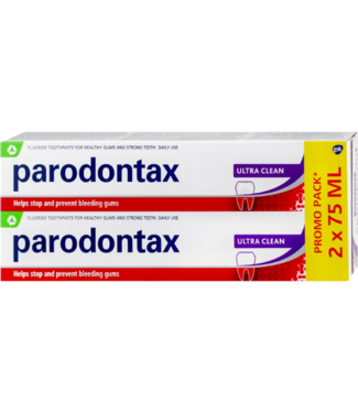 Parodontax Parodontax Ultra Clean Tandpasta - 2 x 75 ml - Promo Pack