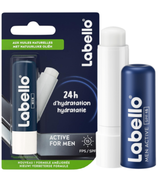 Labello Labello Active For Men SPF15 Lippenbalsem - 4,8g