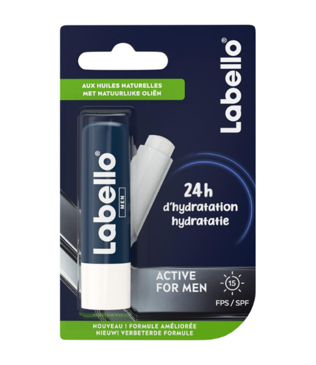 Labello Active For Men SPF15 Lippenbalsem - 4,8g