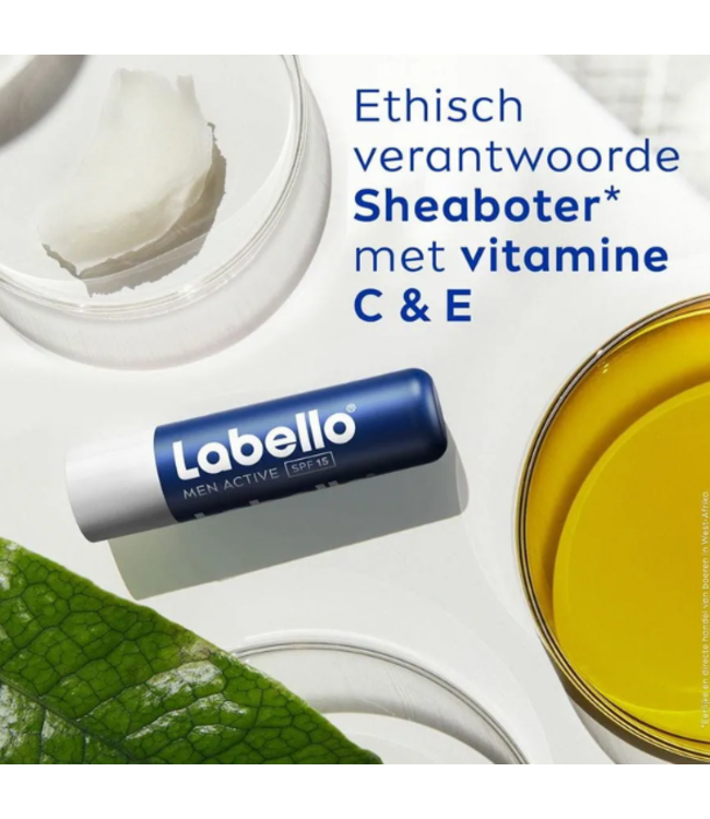 Labello Active For Men SPF15 Lippenbalsem - 4,8g