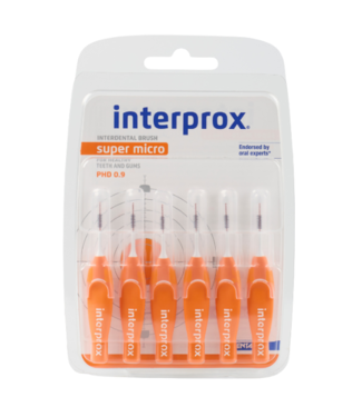 Interprox Interprox Super Micro Oranje PHD 0.9 mm - 6 ragers