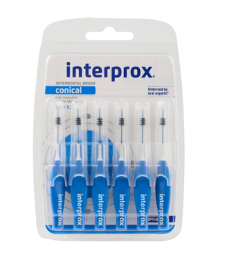 Interprox Interprox Ragers Conical Blauw PHD 1.7 mm - 6 stuks
